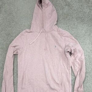 Light Pink Hoodie with Subtle Logo